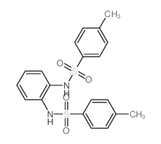 N,N'-(1,2-亚苯基)双(4-甲基苯磺酰胺)结构式