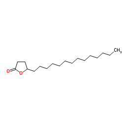 5-十四烷基二氢-2(3H)-呋喃酮结构式