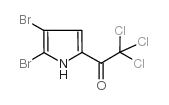 2,3-Dibromo-5-(trichloroacetyl)-1H-pyrrole Structure