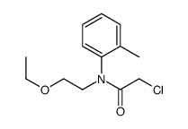 2-chloro-N-(2-ethoxyethyl)-N-(2-methylphenyl)acetamide Structure