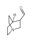 1-氮杂双环[2.2.2]辛烷-3-羧醛结构式