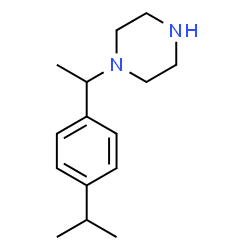 1-(1-(4-异丙基苯基)乙基)哌嗪结构式