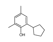 6-cyclopentyl-2,4-xylenol Structure
