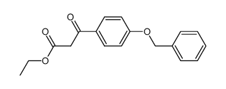 BETA-OXO-4-(PHENYLMETHOXY)-BENZENEPROPANOIC ACID ETHYL ESTER结构式