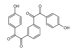 1-(4-hydroxyphenyl)-2-[3-[2-(4-hydroxyphenyl)-2-oxoacetyl]phenyl]ethane-1,2-dione Structure