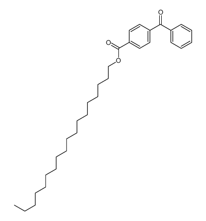 octadecyl 4-benzoylbenzoate结构式