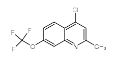 4-chloro-2-methyl-7-(trifluoromethoxy)quinoline结构式