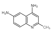 2-甲基喹啉-4,6-二胺结构式