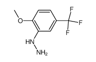 (2-methoxy-5-trifluoromethyl-phenyl)-hydrazine结构式