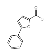 5-苯基呋喃-2-甲酰氯结构式