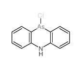 10-chloro-5,10-dihydrophenarsazine Structure