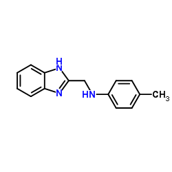N-(1H-Benzimidazol-2-ylmethyl)-4-methylaniline结构式