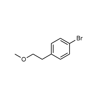 1-溴-4-(2-甲氧乙基)苯结构式