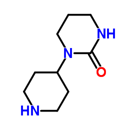 1-(4-Piperidinyl)tetrahydro-2(1H)-pyrimidinone Structure