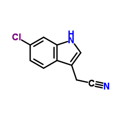 6-氯吲哚-3-乙腈结构式