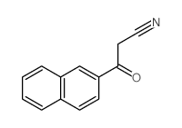 3-(萘-2-基)-3-氧代丙腈结构式