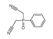 2-[cyanomethyl(phenyl)phosphoryl]acetonitrile Structure