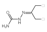 (1,3-dichloropropan-2-ylideneamino)urea structure