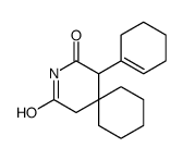 5-(cyclohexen-1-yl)-3-azaspiro[5.5]undecane-2,4-dione结构式