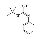 S-tert-butyl N-phenylcarbamothioate结构式