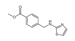 methyl 4-[(1,3-thiazol-2-ylamino)methyl]benzoate结构式