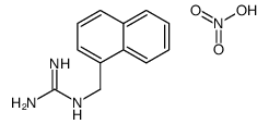 2-(naphthalen-1-ylmethyl)guanidine,nitric acid结构式