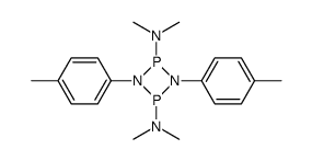 N,N,N',N'-Tetramethyl-1,3-di-p-tolyl-[1,3,2,4]diazadiphosphetidine-2,4-diamine Structure