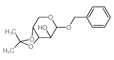 b-D-Arabinopyranoside,phenylmethyl 3,4-O-(1-methylethylidene)-结构式
