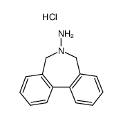 6-Amino-6,7-dihydro-5H-dibenz(c,e)azepinium-chlorid结构式