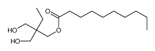 2,2-bis(hydroxymethyl)butyl decanoate结构式