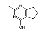 2-甲基-3,5,6,7-四氢-环戊并嘧啶-4-酮结构式