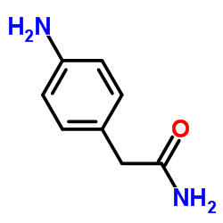 2-(4-氨基苯基)乙酰胺结构式