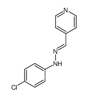 4-{[(4-chlorophenyl)hydrazono]methyl}pyridine Structure