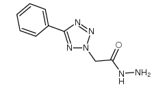 (5-苯基-2-四唑)-乙酸肼结构式