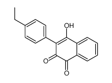 3-(4-ethylphenyl)-4-hydroxynaphthalene-1,2-dione Structure