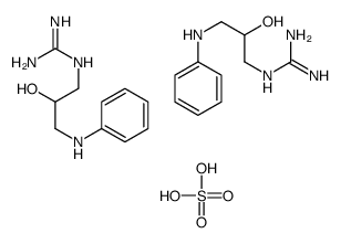 2-(3-anilino-2-hydroxypropyl)guanidine,sulfuric acid结构式