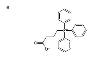 3-carboxypropyl(triphenyl)phosphanium,iodide Structure