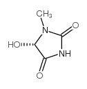 2,4-Imidazolidinedione,5-hydroxy-1-methyl-,(5S)-(9CI) Structure