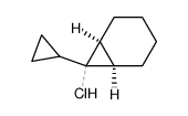 (1R,6S)-7-chloro-7-cyclopropylbicyclo[4.1.0]heptane结构式