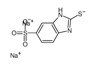 2,3-二氢-2-硫代-1H-苯并咪唑-5-磺酸二钠盐结构式