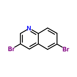 3,6-二溴喹啉结构式