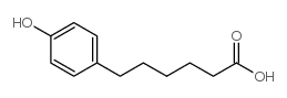 Benzenehexanoic acid,4-hydroxy- Structure