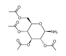 1-aminotetraacetoglucose结构式