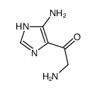 Ethanone, 2-amino-1-(5-amino-1H-imidazol-4-yl)- (9CI) Structure