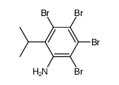 2,3,4,5-tetrabromo-6-isopropyl-aniline结构式