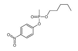 1-[methyl(pentoxy)phosphoryl]oxy-4-nitrobenzene Structure