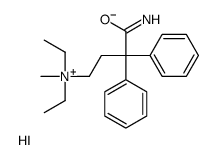 (4-amino-4-oxo-3,3-diphenylbutyl)-diethyl-methylazanium,iodide结构式