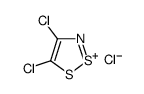 4,5-dichloro-1,2,3-dithiazolylium chloride structure