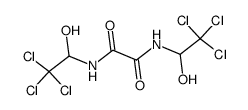 N1,N2-bis(2,2,2-trichloro-1-hydroxyethyl)oxalamide结构式