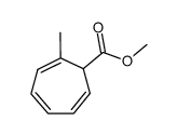 methyl 2-methylcyclohepta-2,4,6-triene-1-carboxylate结构式